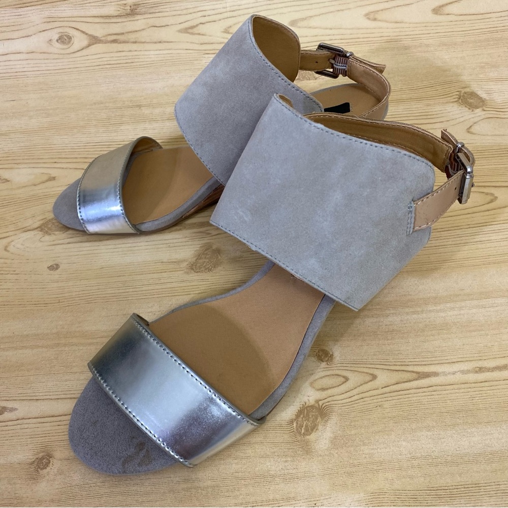 Kensie Wedge Ankle Strap Sandals Women’s Shoes 7.5 M